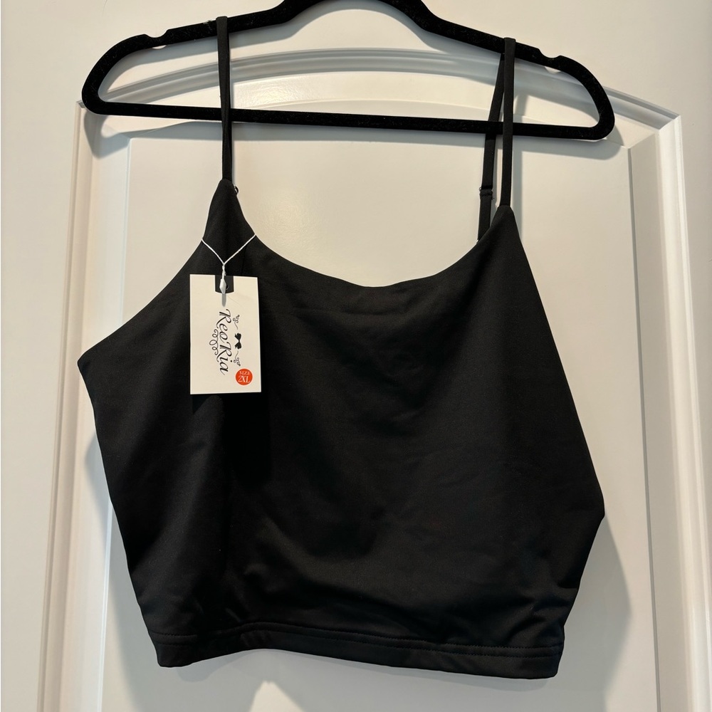 Thin strap crop top